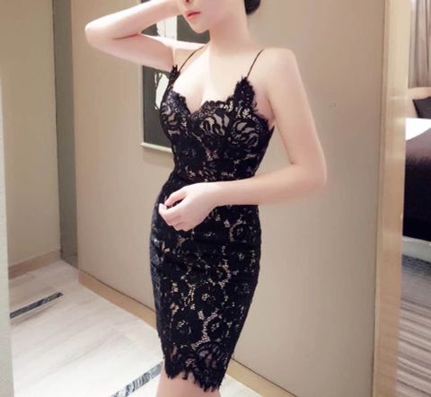 Đầm ren hai dây đẹp sexy