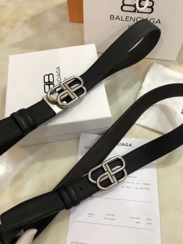 Belt nam Balenciaga* da bò mềm đẹp lịch lãm khoá bạc hàng cao cấp