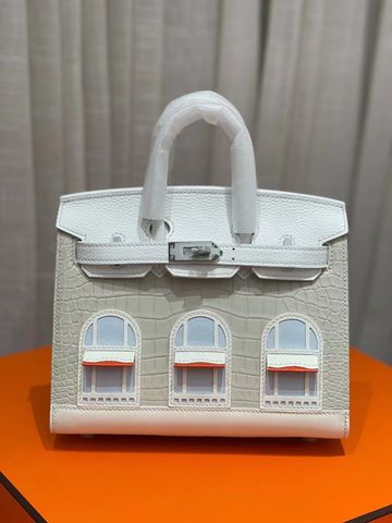 Túi xách nữ Hermes* birkin da cá sấu VIP 1:1