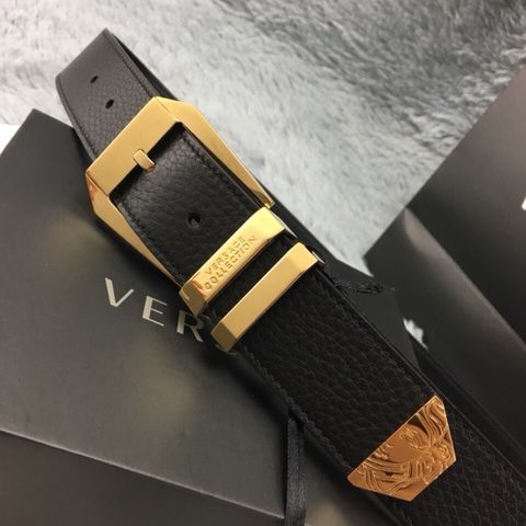 Belt nam nữ VERSACE nẹp vàng và bạc đẹp cao cấp bản 3,5cm