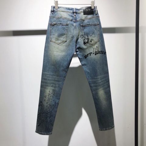 Quần jeans nam off white in hình