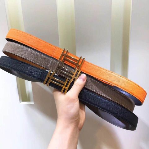 Belt nữ hermes dây da epsom dùng 2 mặt rất tiện