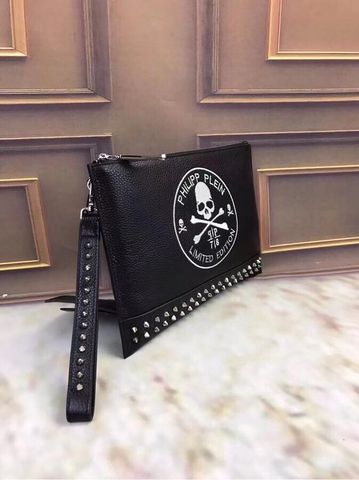 Clutch Philipp plein da mềm kiểu đẹp hàng đôc size 29cm