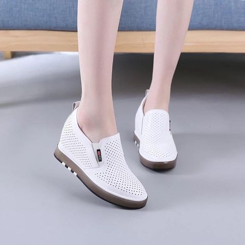 Giày slip on nữ độn đế đẹp cao cấp lượng mua lớn