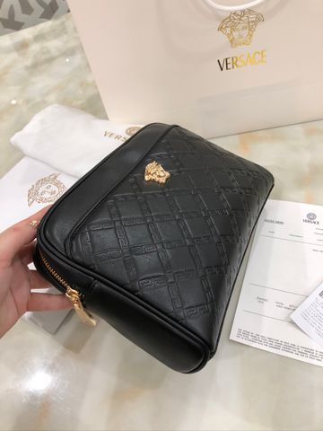 Clutch VERSACE nam nữ da mềm đập hoạ tiết đẹp cao cấp size 28cm