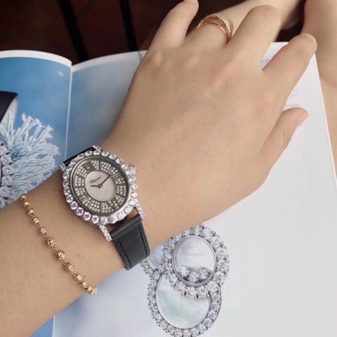 Đồng hồ nữ chopard nguyên bản đẹp case 28mm dày 9cm