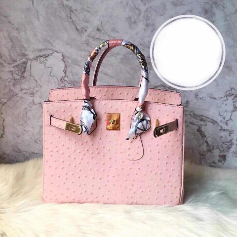 Túi hermes birkin vân da đà điểu