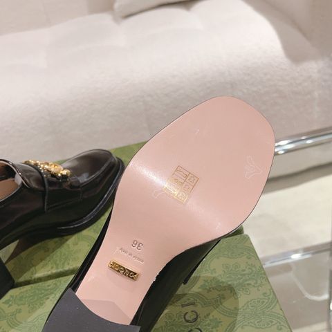 Giày cao gót GUCCI* cao 6,5cm dáng đẹp sang dễ đi VIP 1:1