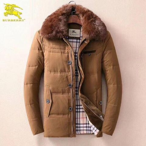 Áo phao nam burberry lông vũ