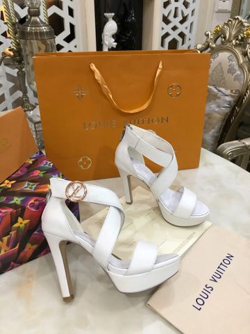 Sandal cao gót LV* SIÊU CẤP Cao 11cm da bò mềm đẹp có nhiều màu