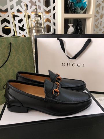 Giày âu lười GUCCI* da bò mềm khoá vàng đồng đẹp sang cao cấp