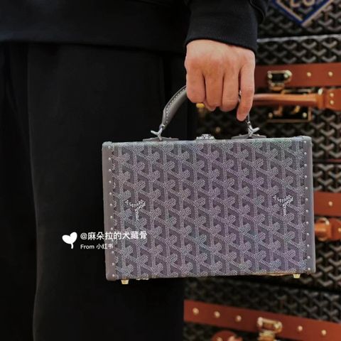 Túi hộp Goyard* hoạ tiết logo đẹp SIÊU CẤP