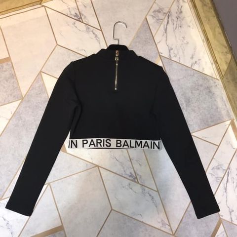 Bộ nữ balmain áo croptop đẹp siêu cấp