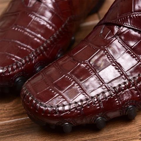 Giày nam vân cá sấu chính hãng hongkong đẹp cao cấp độc đáo lịch lãm