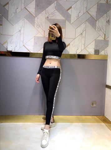 Bộ nữ balmain áo croptop đẹp siêu cấp