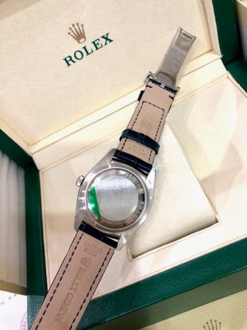 Đồng hồ nam rolex* case 36mm dây da vân cá sấu đẹp lịch lãm