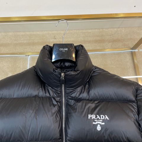 Áo phao nam nữ PRADA* lông vũ VIP 1:1 Chất lượng hàng đầu