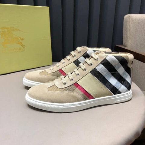 Giày nam burberry buộc dây cao cổ