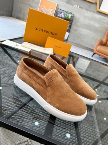 Giày slip on nam LV* da lộn đẹp xịn SIÊU CẤP