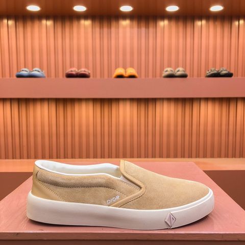 Giày slip on nam DIOR* da lộn SIÊU CẤP