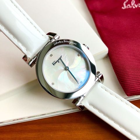 Đồng hồ nữ SALVATORE dây da có 5 màu đẹp case 31mm