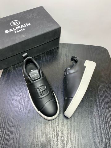 Giày slip on nam BALMAIN* da bê dập Logo nổi đẹp VIP 1:1 Chất lượng hàng đầu