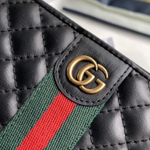 Ví nữ GUCCI da trần trám kiểu đẹp sang 19cm SIÊU CẤP