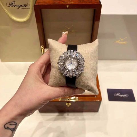 Đồng hồ nữ Breguet mặt nạm full kim cương