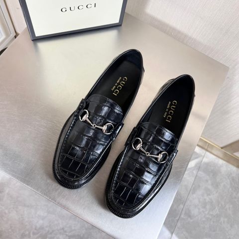 Giày âu lười GUCCI* vân cá sấu đẹp lịch lãm có 2 dáng VIP 1:1