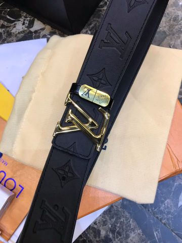 Belt LV nam dây da dập logo đẹp