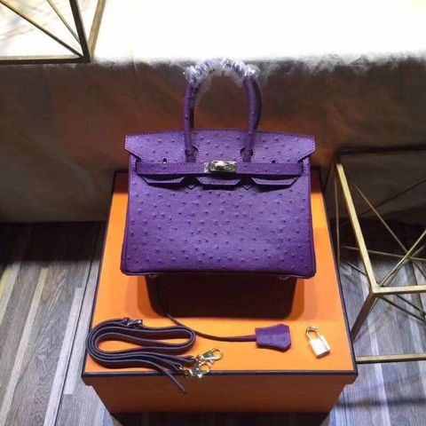 Túi hermes birkin da vân đà điểu đẹp