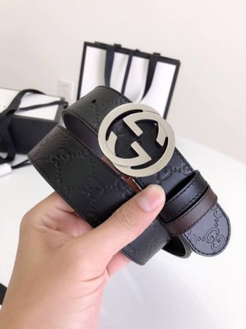 Belt gucci nam nữ đẹp mặt xoay bản 3,5cm