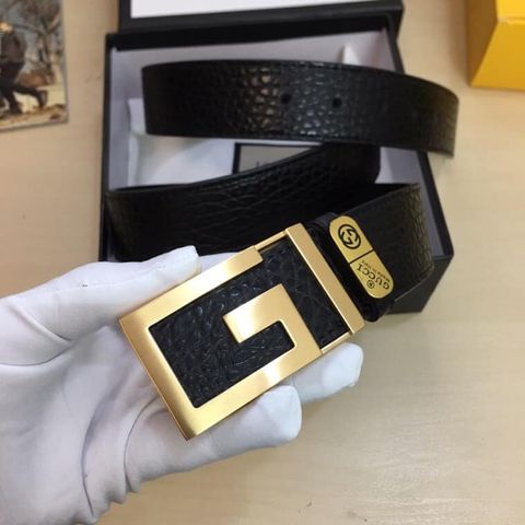 Belt gucci nam da mềm đẹp bản 3,8cm