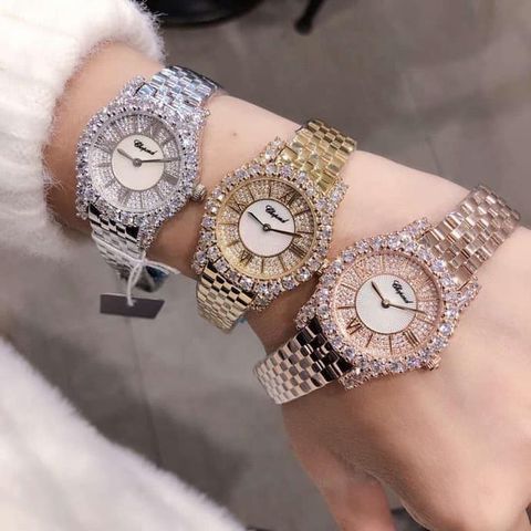 Đồng hồ nữ chopard dây kim loại