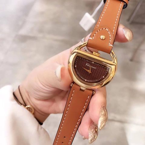 Đồng hồ nữ salvatore dây da đẹp case 36mm dày 7mm