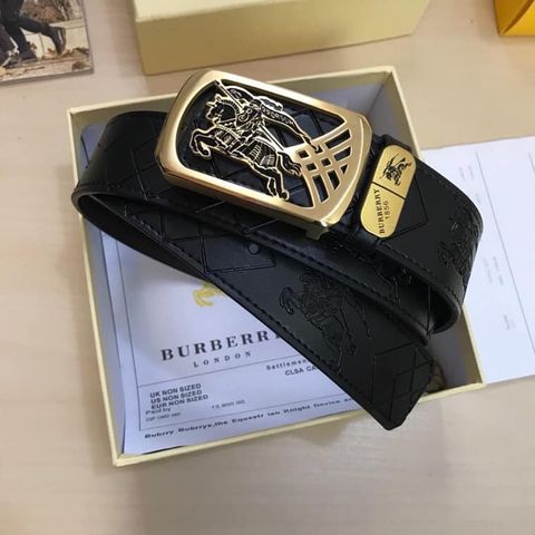 Belt burberry bản 3.8cm dây dập