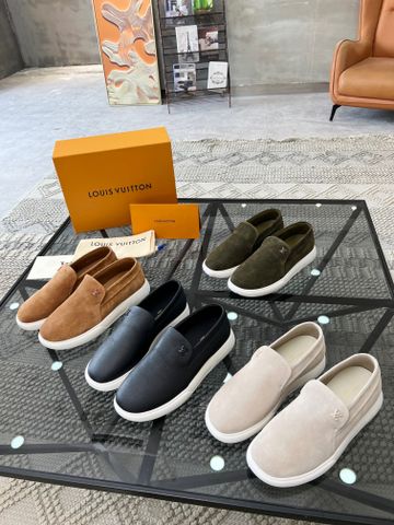 Giày slip on nam LV* da lộn đẹp xịn SIÊU CẤP