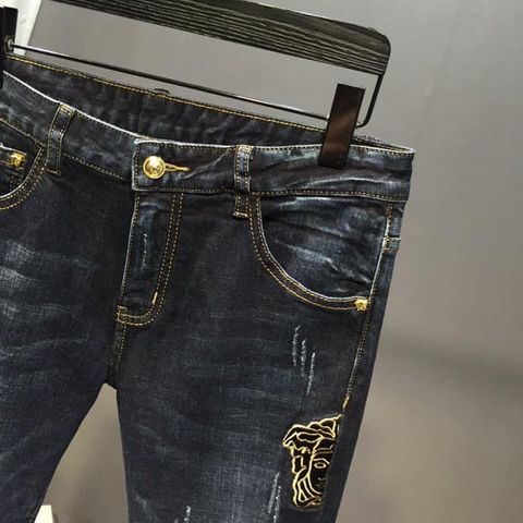 Quần jeans nam VERSACE thêu logo đẹp