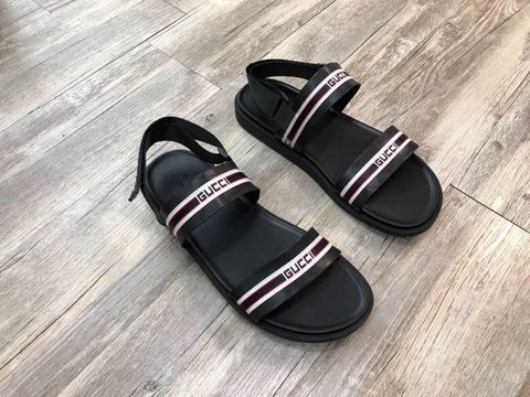 Sandal nam GUCCI quai in chữ đẹp