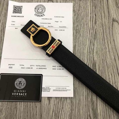 Belt nam VERSACE đẹp độc mẫu mới nhất bản 3.5cm