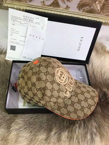 Mũ gucci nam nữ viền cam đẹp