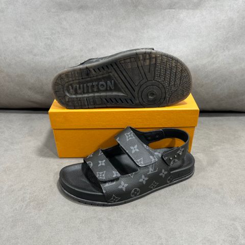 Sandal nam LV* quai hoạ tiết Monogram mẫu mới đẹp cao cấp