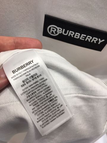 Áo phông nam nữ BURBERRY phối kẻ đẹp cao cấp size XS đến XL