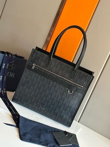 Túi nam DIOR* hoạ tiết diamond canvas có 2 màu