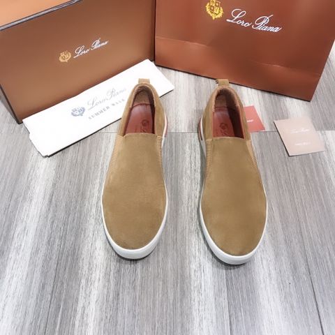 Giày slip on nam Loro* Piana* da lộn chất đẹp cao cấp nhiều màu