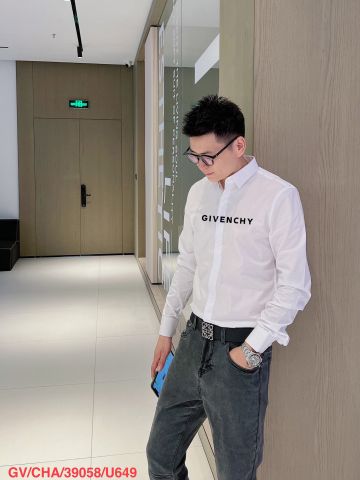 Sơ mi nam GIVENCHY* in chữ kiểu đơn giản chất đẹp SIÊU CẤP