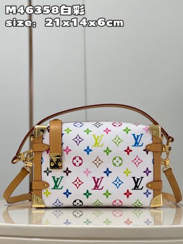 Túi xách nữ LV* hộp vuông góc bo kim loại hoạ tiết Monogram màu đepi VIP 1:1