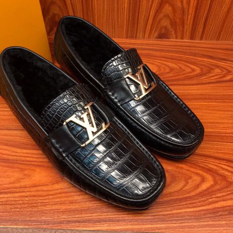 Giày nam Loafer LV* da cá sấu xịn nhập khẩu đẹp lịch lãm VIP 1:1