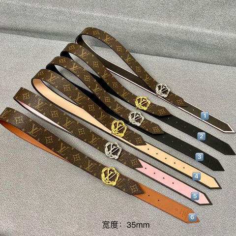 Belt nữ LV* dùng hai mặt hoạ tiết Monogram đẹp cao cấp