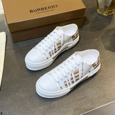 Giày thể thao nam nữ Burberry* phối kẻ 3 màu đẹp VIP 1:1